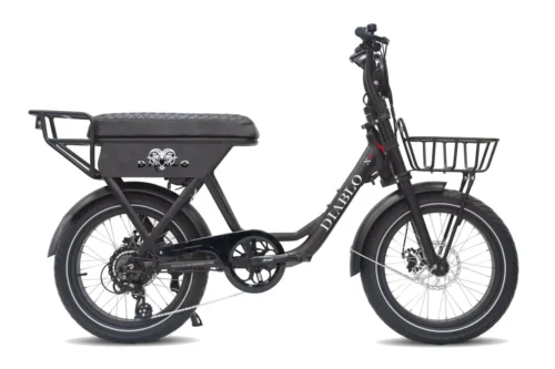 Diablo X1 Elektrische Fatbike 720 7Versnellingen Matt Black